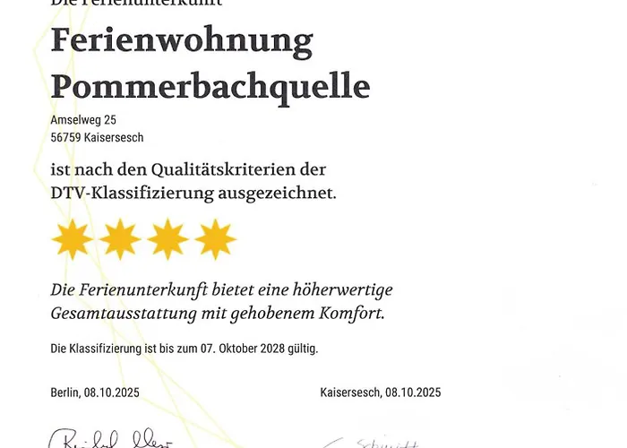 Daire Pommerbachquelle Kaisersesch